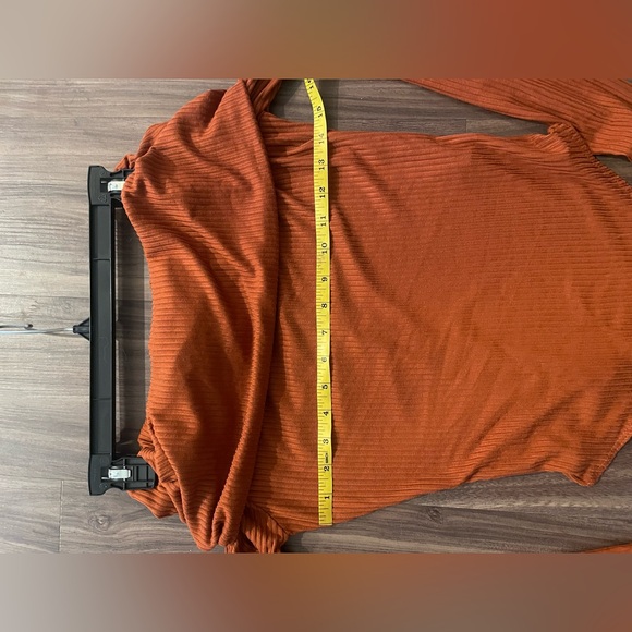 Wasabi + Mint Rust Ribbed Bodysuit - Picture 3 of 4